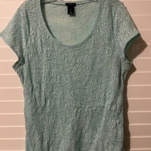 Ann Taylor sheer lace top